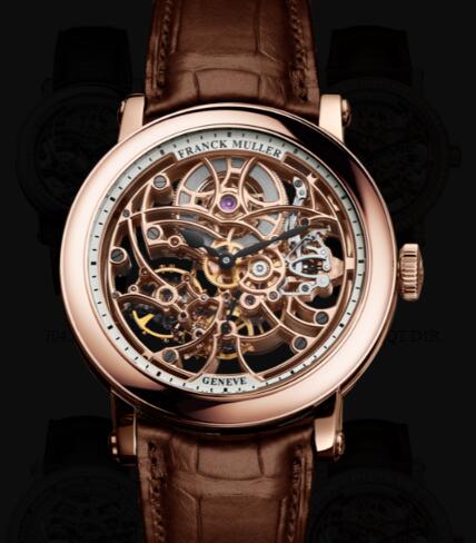 Franck Muller Round Men Skeleton Replica Watch for Sale Cheap Price 7042 B S6 SQT 5N